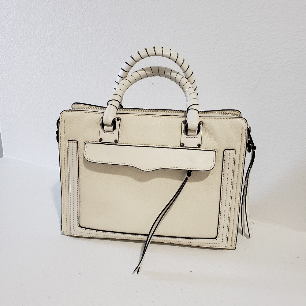 Rebecca Minkoff White Leather Handbag